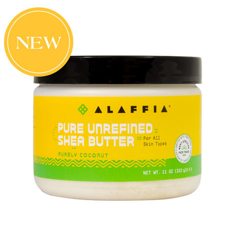 Alaffia Pure Unrefined Shea Butter, Purely Coconut  11oz